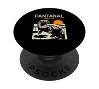 Pantanal Brazil Giant Otter Tropical Nature PopSockets Adhesive PopGrip