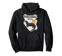 Pantanal Brazil Giant Otter Tropical Nature Pullover Hoodie