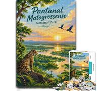 Pantanal Matogrossense National Park, Brazil_ Jigsaw Puzzle, 1000 Piece | For a useful gift beyond Christmas Day, this adult jigsaw puzzle with 1000 pieces fits relaxed evenings through December.