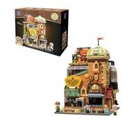 PANTASY Craft Beer Brewery Building Set for Adults - Vintage Microbrewery Factory Model with Modular Architecture, Dynamic Mechanisms, Self-Developed Minifigures & Display-Ready Design