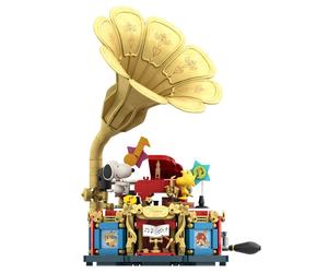 Pantasy Peanuts Snoopy Figure Building Set, Phonograph (86911)