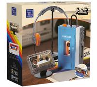 Pantasy Retro Tape Cassette Player Brick Set 1980s Style Headphones 569pcs