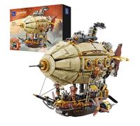 Pantasy Steampunk Airship Brick Model Set 1949 Pieces 85021