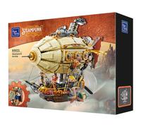 Pantasy Steampunk Airship Brick Model Set with Figures 1949pcs PA85021