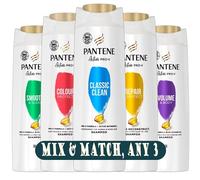 Pantene Active PRO-V Shampoo Collection 400ml | Create Your 3-Pack Bundle | Choose Classic Clean, Repair & Protect, Volume & Body, Smooth & Sleek, Colour Protect | 3 x 400ml