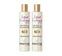 Pantene Biology Shampoo De-Frizz & Illuminate 250mL x2