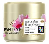 Pantene Biotin Hair Mask for Coloured Hair, Colour Gloss & Deep Repair | Stronger Glossy Hair, 300ml