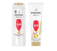 Pantene Colour Protect Shampoo 400ml & Conditioner 275ml Set | Active Pro-V Formula with Antioxidants | For Coloured Hair | 2 Pack