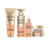 Pantene Grow Abundant Bundle, Shampoo, Conditioner, Mask and Leave on Treatmenrt