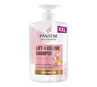Pantene Biotin & Rose Water Hair Thickening Shampoo, Lift 'n' Volume, 1l, Silicone Free Volume Shampoo