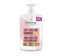 Pantene Biotin & Rose Water Hair Thickening Shampoo, Lift 'n' Volume, 1l, Silicone Free Volume Shampoo