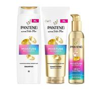 Pantene Moisture Bundle Shampoo, Conditioner & Leave on Treatment
