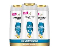Pantene Pro-V Classic Line 3 in 1 Shampoo and Conditioner and Treatment for Healthy and Shiny Hair, One Step Nourishes, Maxi Format, 3 x 675 ml