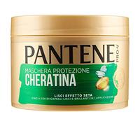 Pantene Pro-V Lisci Hair Mask with Silk Effect Protection Cheratina Up to 72 Hours of Risk and Shiny Hair in 1 Application 500 ml