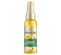 Pantene Pro-V Smooth & Sleek Argan Infused Hair Oil 100ml for Frizzy, Dull Hair, Daily Leave In Nourishing Oil, Tames Frizz, Makes Hair Silky Smooth and Enhances Shine, With Pro-V Nutrients