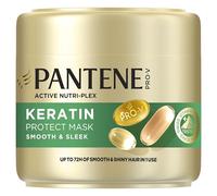 Pantene Pro-V Smooth & Sleek Keratin Protect Hair Mask 300 ml for Frizzy, Dry Hair, Up to 72hr of Smooth & Shiny Hair in Just One Use, With Pro-V Formula and Active Nutri-Plex Technology