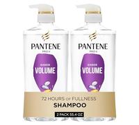 Pantene Shampoo Twin Pack with Hair Treatment, Volume & Body for Fine Hair, Safe for Colour-Treated Hair