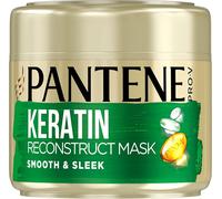 Pantene Smooth and Sleek Hair Mask, Protects for Smooth and Silky Hair, 300 ml