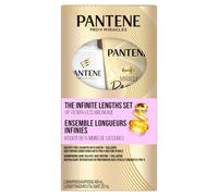 Pantene Sulfate-Free Pro-V Miracles Infinite Lengths Biotin + Collagen Shampoo, 400 mL and Miracle Rescue Deep Repair Conditioner, 237 mL