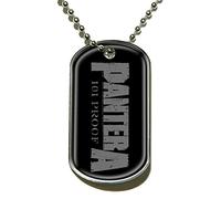 Pantera 101 Proof Name Band Logo Dog Tags Chain Necklace Album Fan Gift Official
