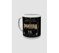 Pantera 101 Proof Officially Live Band Logo Boxed Mug in White Pantera White