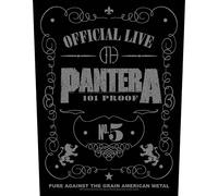 Pantera Back Patch 101 Proof Band Logo new Official Black Pantera Black