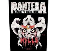 Pantera Back Patch Kills Band Logo Official Black One Size