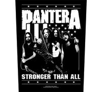 Pantera Back Patch Stronger Than All Band Logo new Official Black Pantera Black