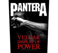 Pantera Back Patch Vulgar Display Of Power new Official Black Pantera Black