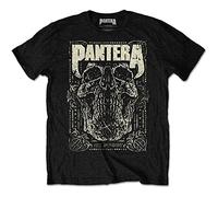 Pantera Unisex T-Shirt: 101 Proof Skull (Large)