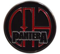 Rock Off officially licensed products Pantera Cowboys From Hell Logo Pin Badge One Size