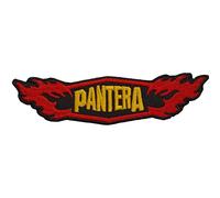 Pantera Flames Iron On Patch (One Size) (Red/Black/Yellow)