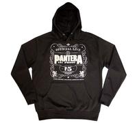 Pantera Hoodie 101 Proof Band Logo Official Licensed Unisex Black