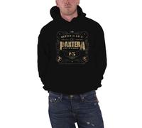 Pantera Hoodie 101 Proof band logo Official pullover mens black