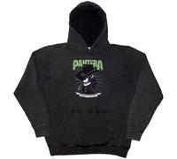 Pantera Hoodie - Skeleton Cowboy - Stone Wash Pullover, Unisex, Long Sleeves - X-Large