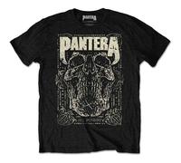Pantera Men's 101 Proof Skull Short Sleeve T-Shirt, Black, Medium