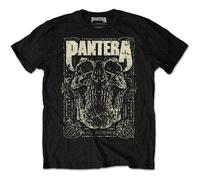 Pantera Men's 101 Proof Skull T-Shirt in Black | Size: XL Pantera Black XL