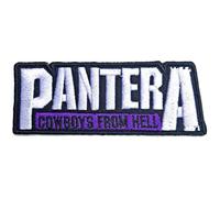 Pantera Patch Cowboys From Hell Band Logo Official Embroidered woven iron on Taglia unica