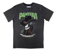 Pantera - Skeleton Cowboy Stone Washed - T-Shirt - grey - L - 100% Cotton,Jersey L