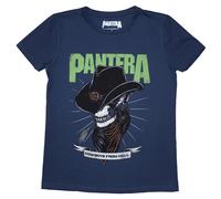 Pantera Skeleton Cowboy Womens T Shirt