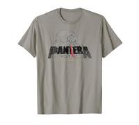 Pantera Snake Logo Rock Band Graphic Print Black T-Shirt