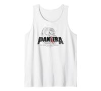Pantera Snake Logo Rock Band Graphic Print Black Tank Top