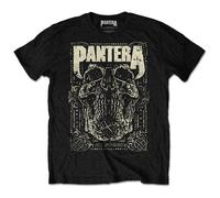 Pantera T-Shirt 101 Proof Skull Rock Band Official Black New