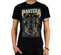 Pantera T Shirt Mens 101 Proof Skull Band Logo Official Black S