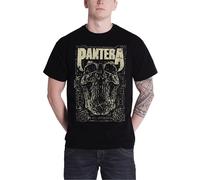 Pantera T Shirt mens 101 Proof Skull band logo Official New Black