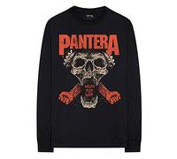 Pantera T Shirt Mouth For War Band Logo new Official Men Black Long Sleeve, black set, L