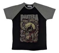 Pantera Unisex Raglan T-Shirt: Serpent Skull (Small)