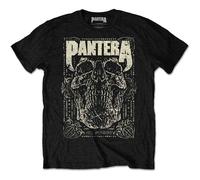 Pantera Men's 101 Proof Skull Short Sleeve T-Shirt, Black, Large
