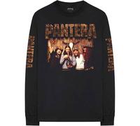 Pantera T Shirt Bong Group Band Logo Official Mens Black Long Sleeve S