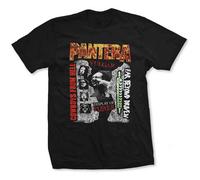 Pantera - T-Shirt # L Black Unisex # 3 Albums